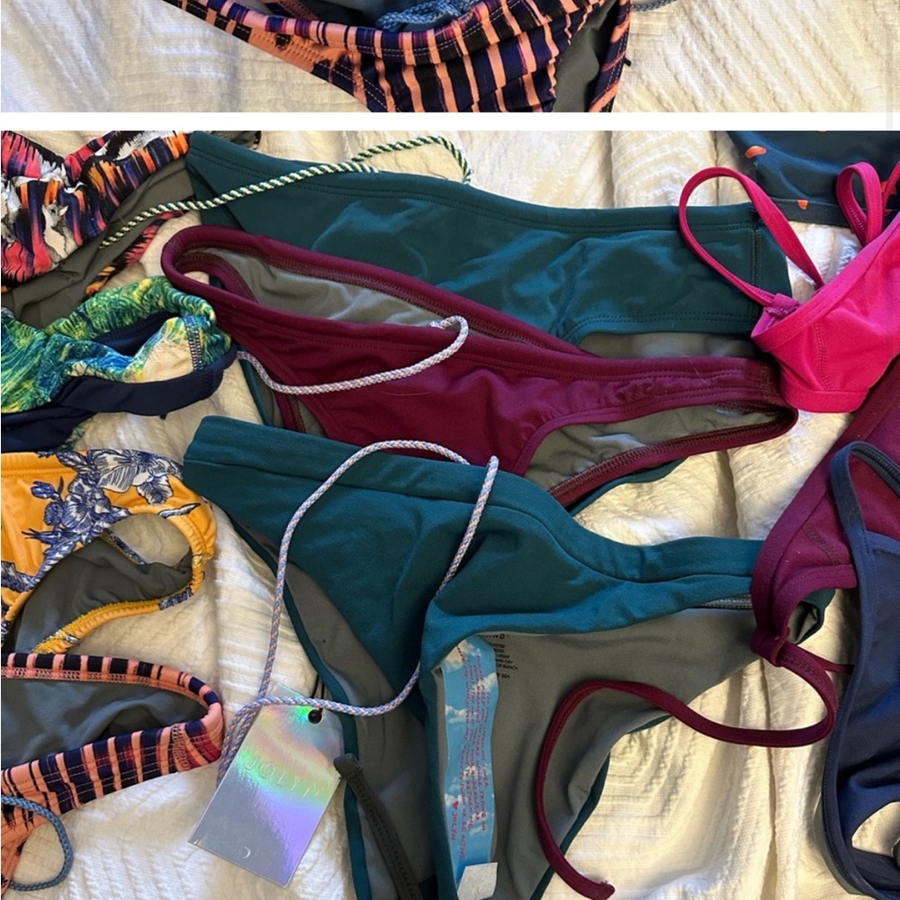 Teal ally bikini bottom